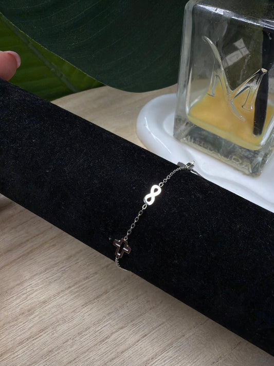 Bracciale silver multi ciondoli