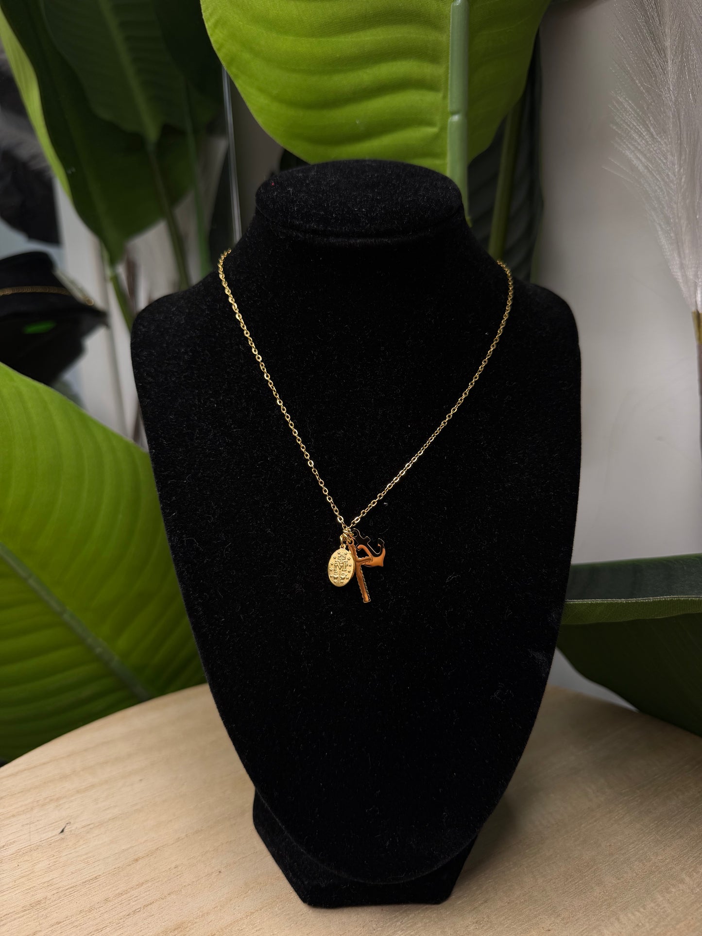 Collana gold ciondoli