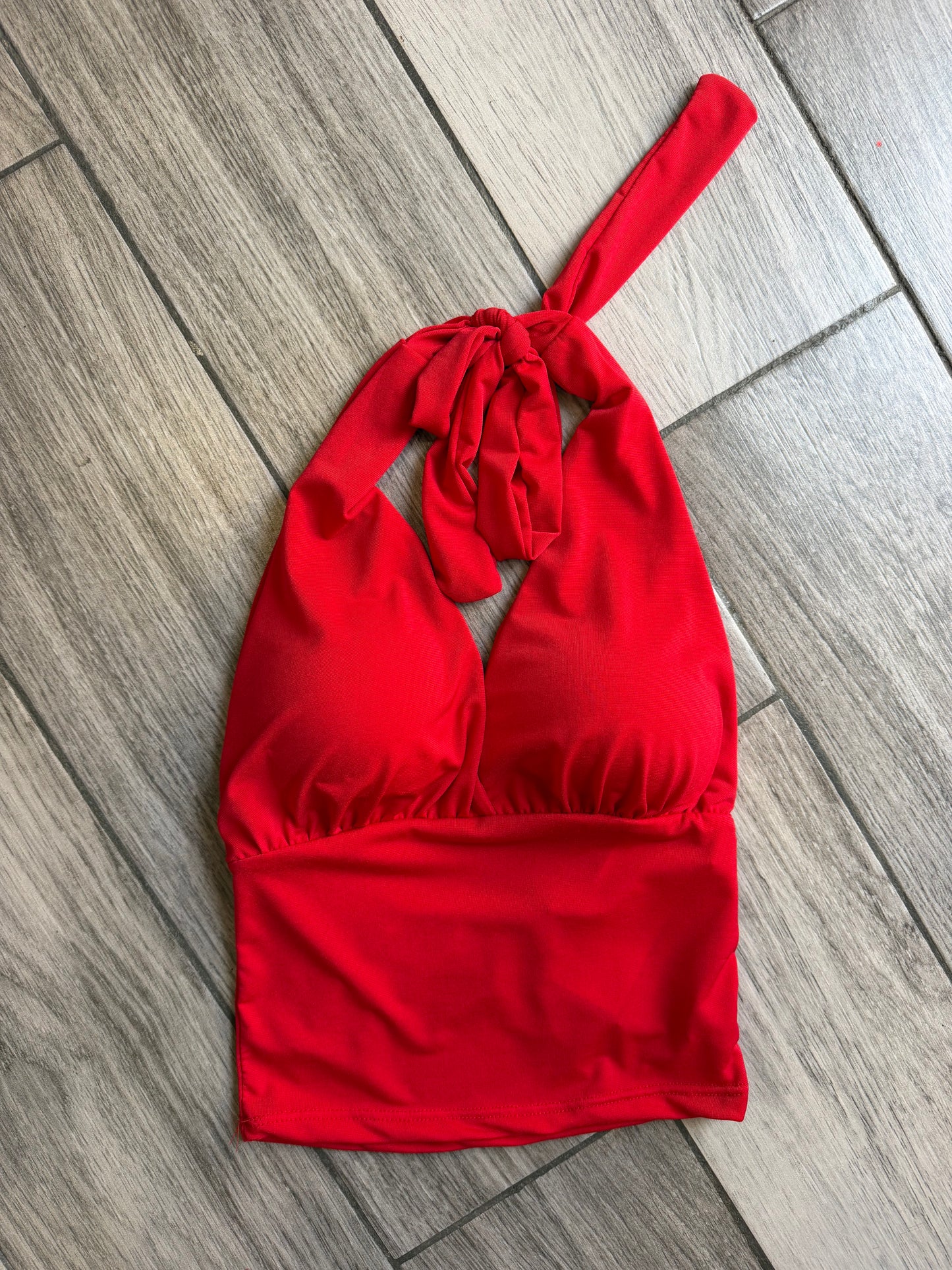 Top allaccio collo 6326