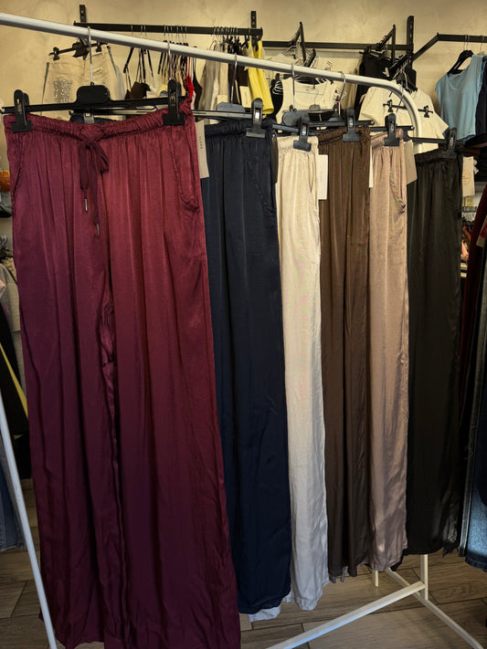 Pantalone morbido raso Marilyn 24205
