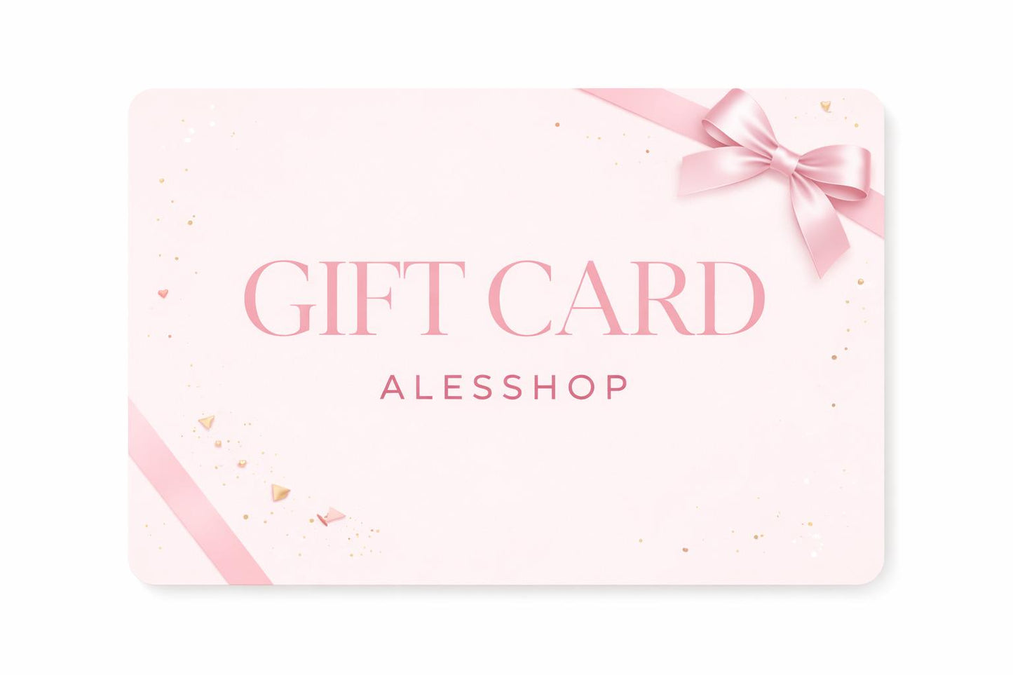 Gift card Alesshop