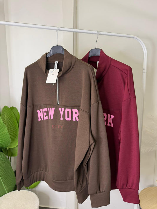 Felpa new york 25284