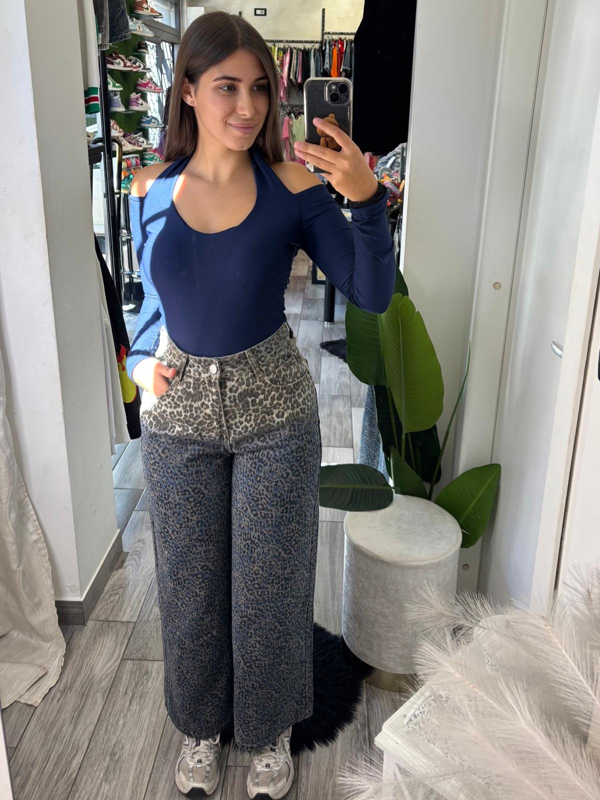 Jeans maculato 68603