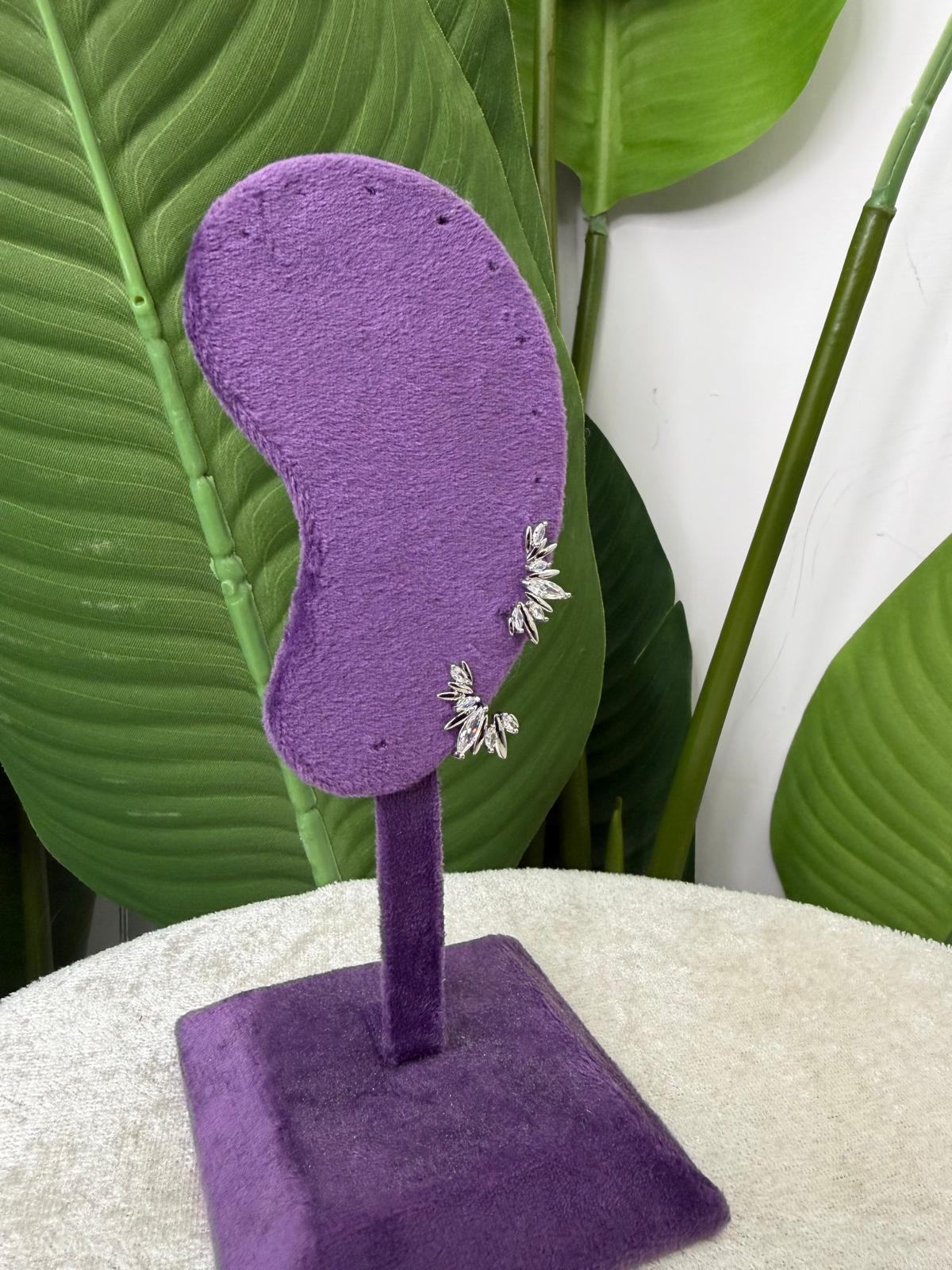 Orecchini triplo strass