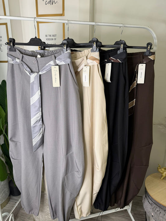 Pantalone balloon cintina 19589