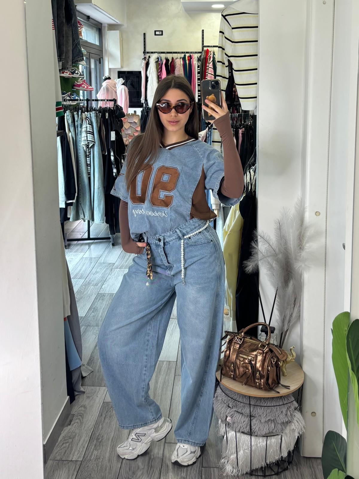 Jeans baggy cinta 99069