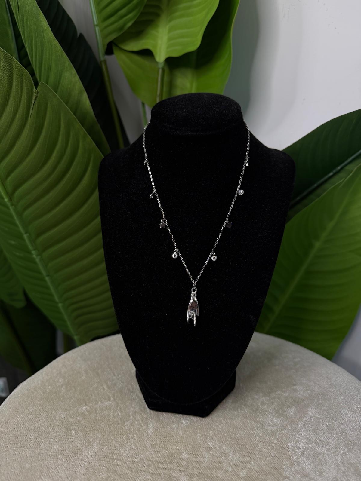 Collana silver corna