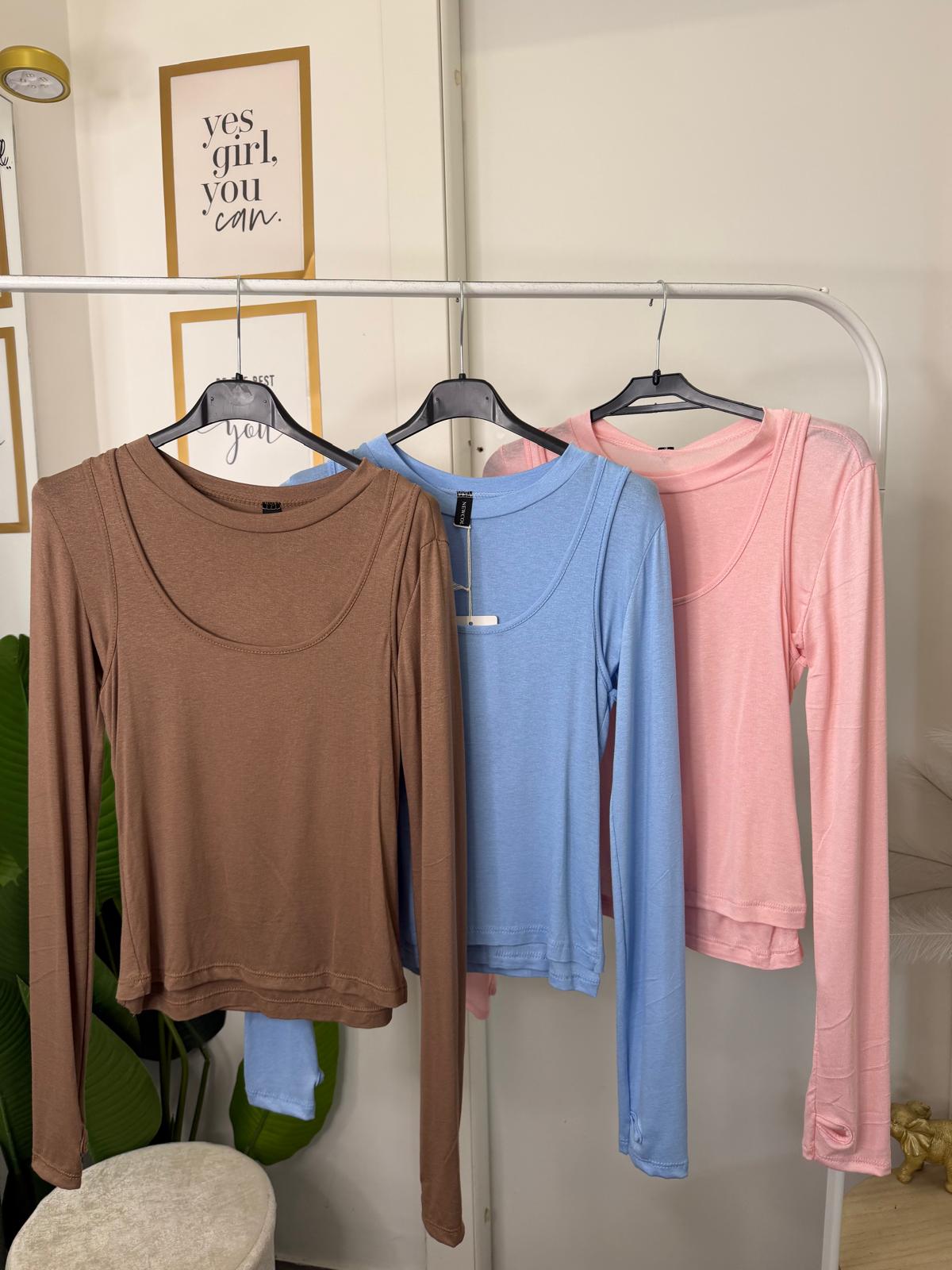 T-shirt con canotta (separabili) 5601