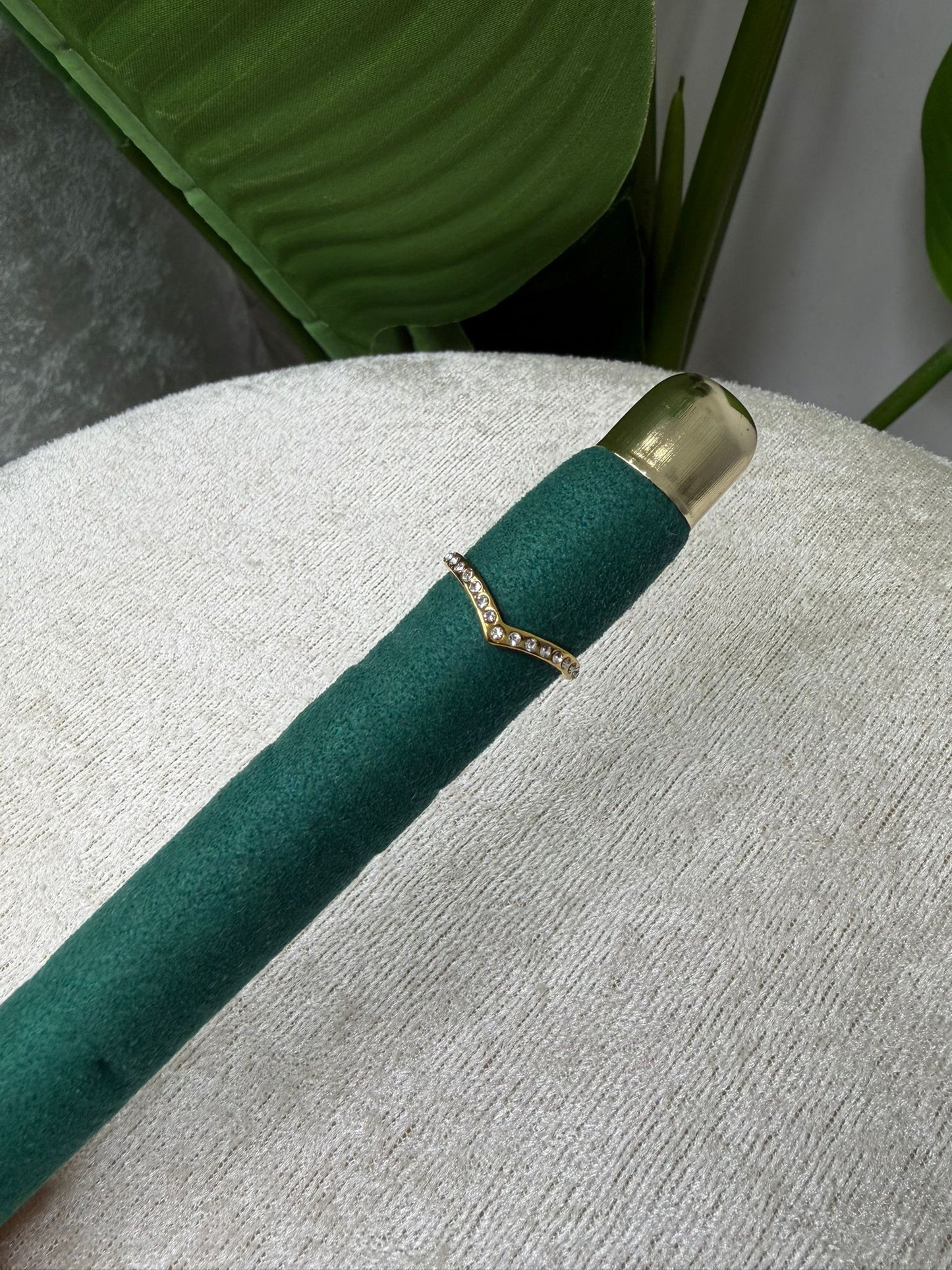 Anello strass gold