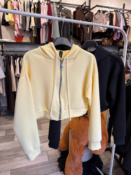 Felpa crop 5586
