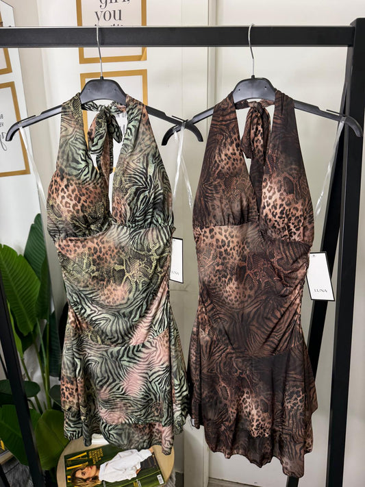 Abito animalier 25031