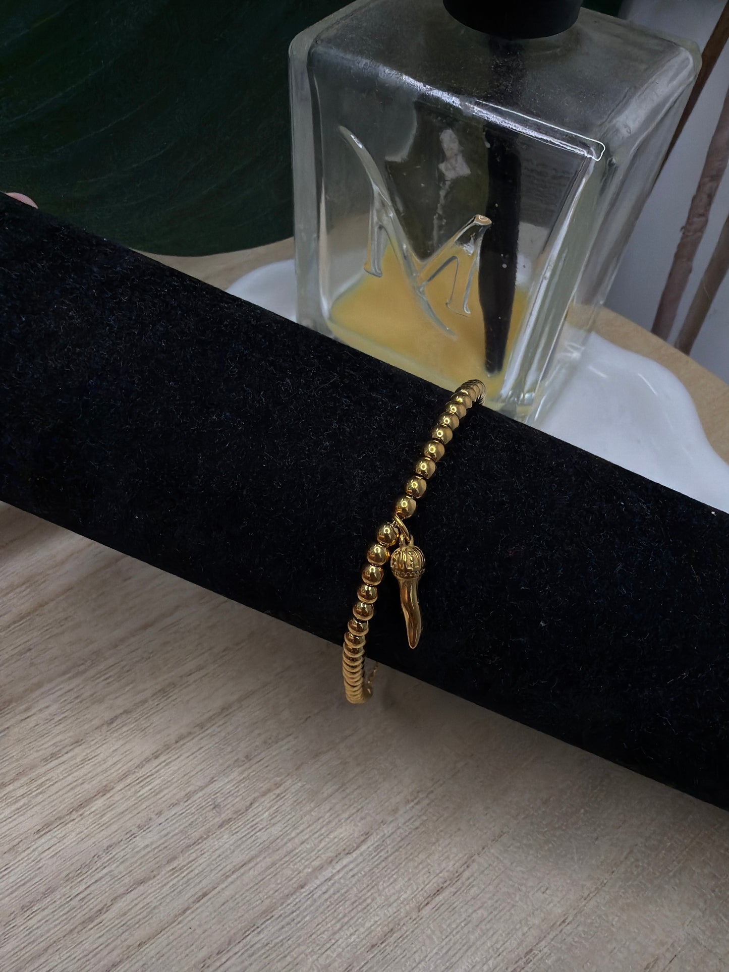 Bracciale gold corno