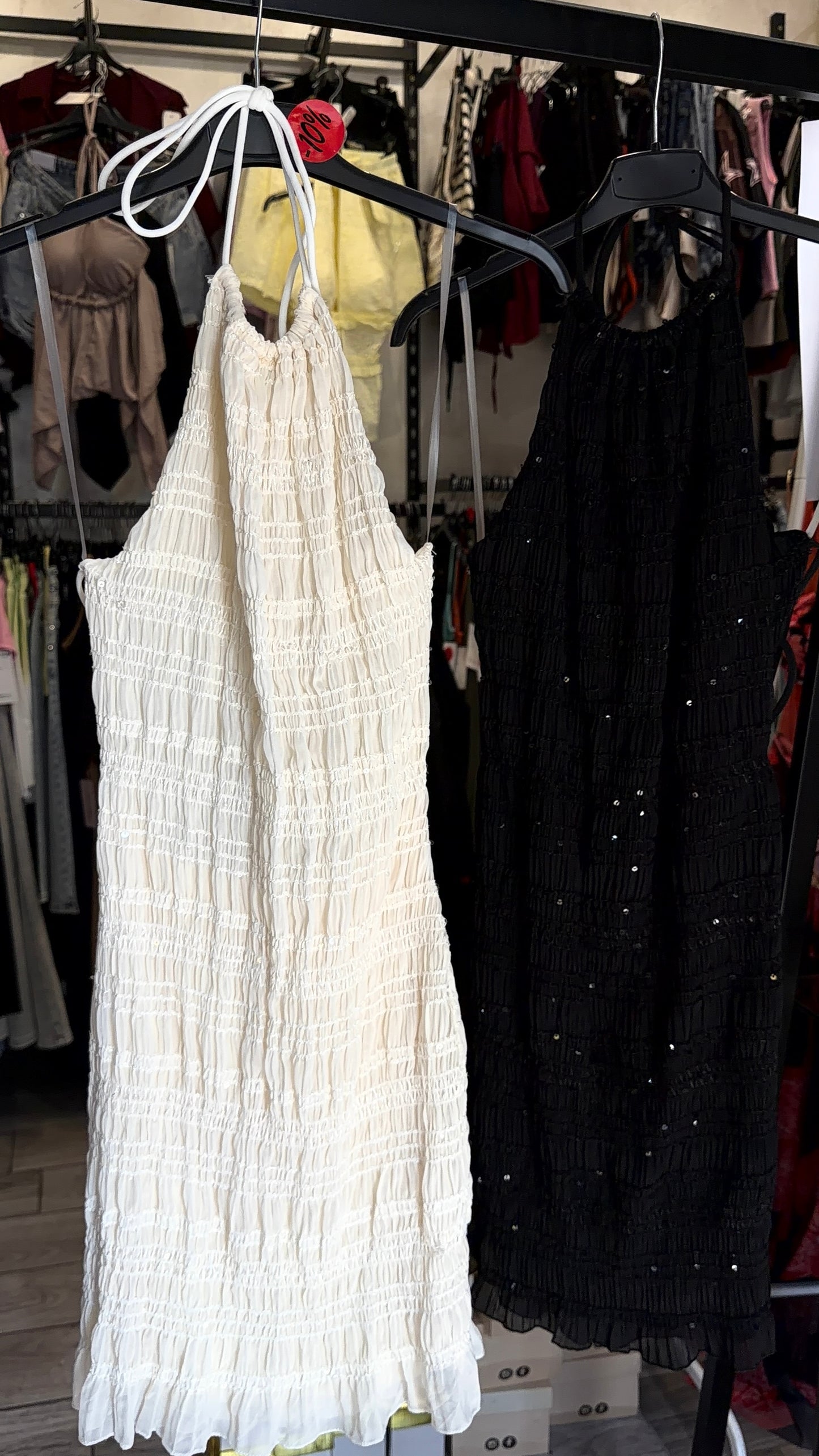 Tubino aderente paillettes 28314