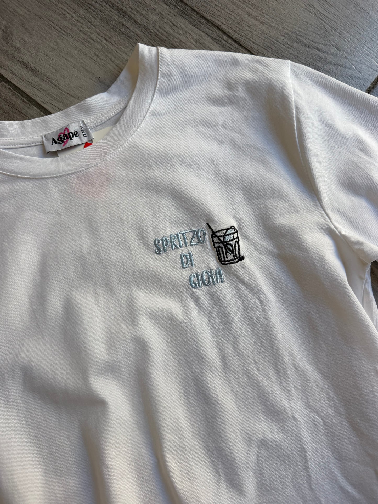 T-shirt spritzo di gioia