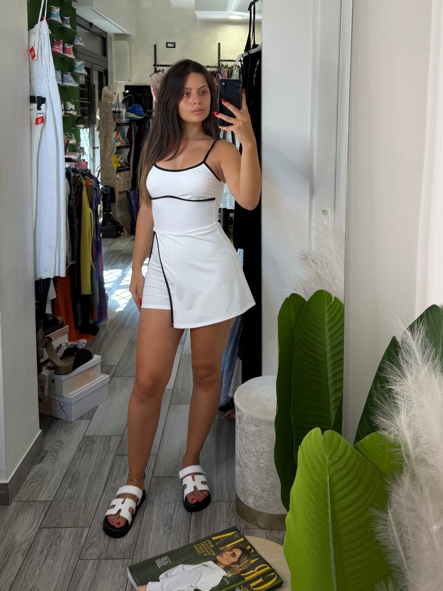 Abito lycra stile tennis 6925