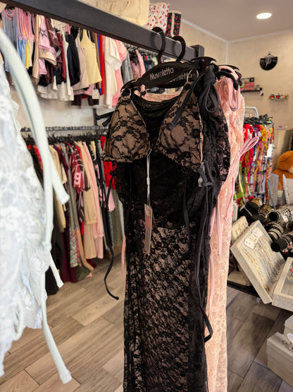 Bikini con pareo pizzo 67685