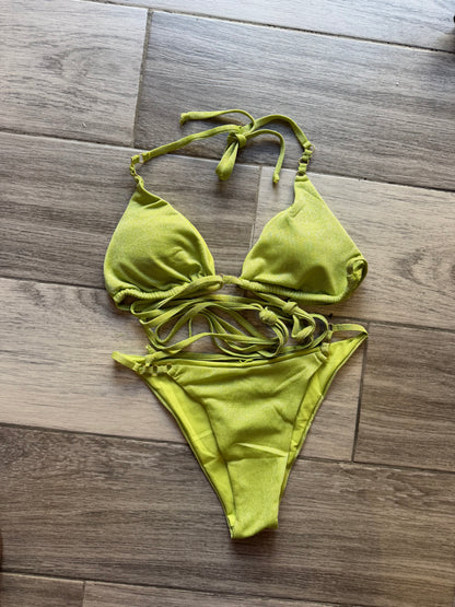 Bikini lurex lacci 5625