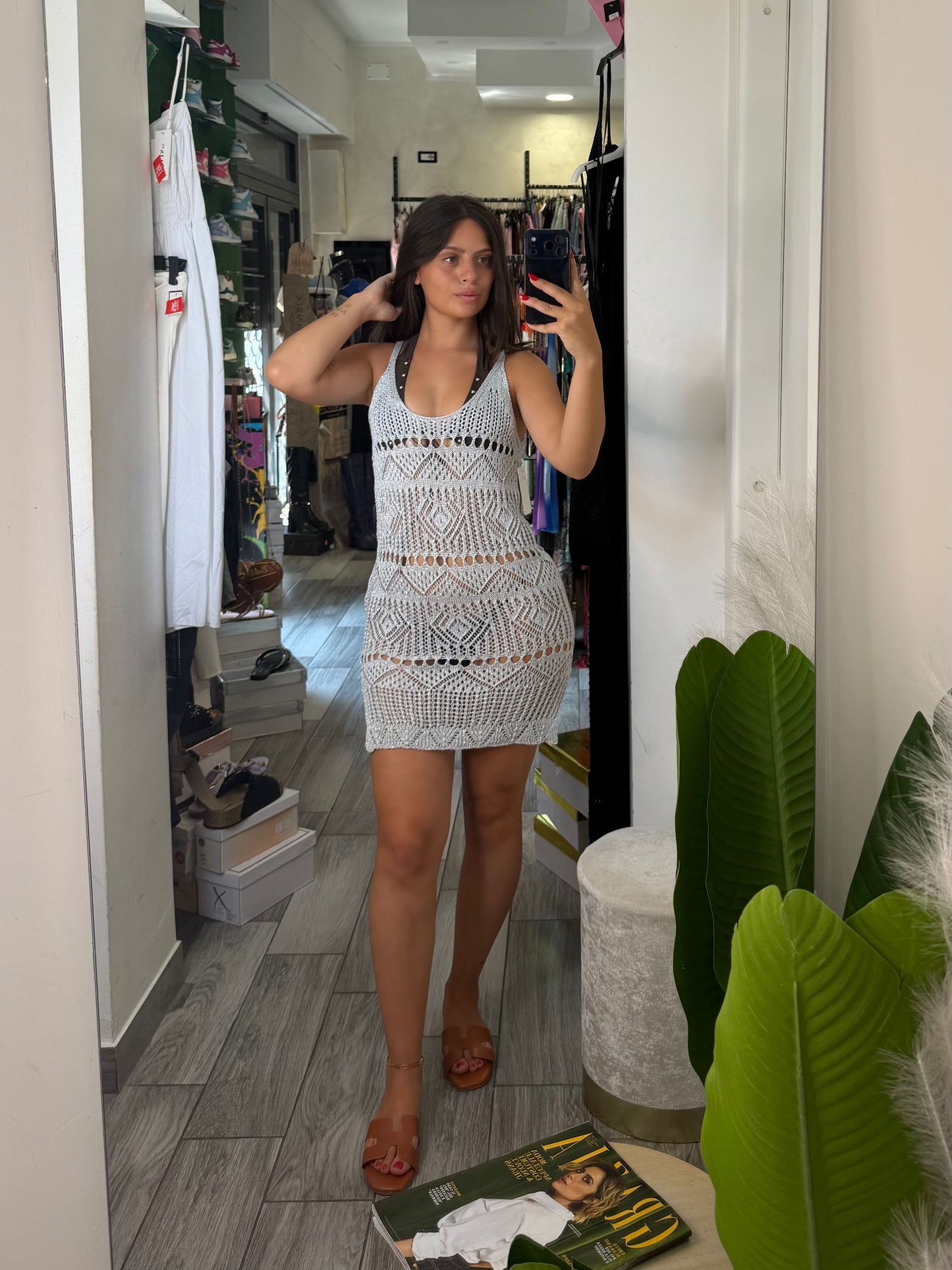 Copri costume lurex 11215