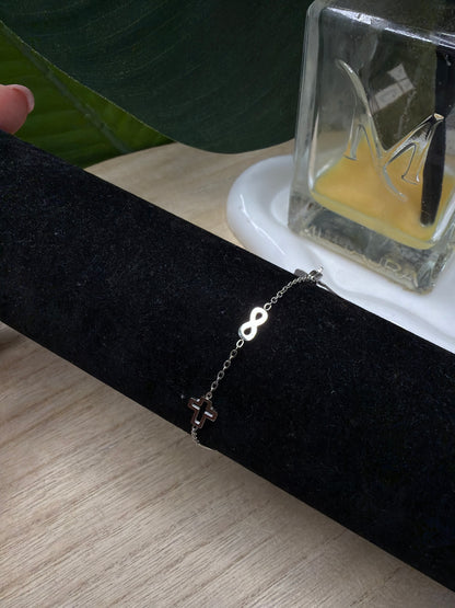 Bracciale silver multi ciondoli