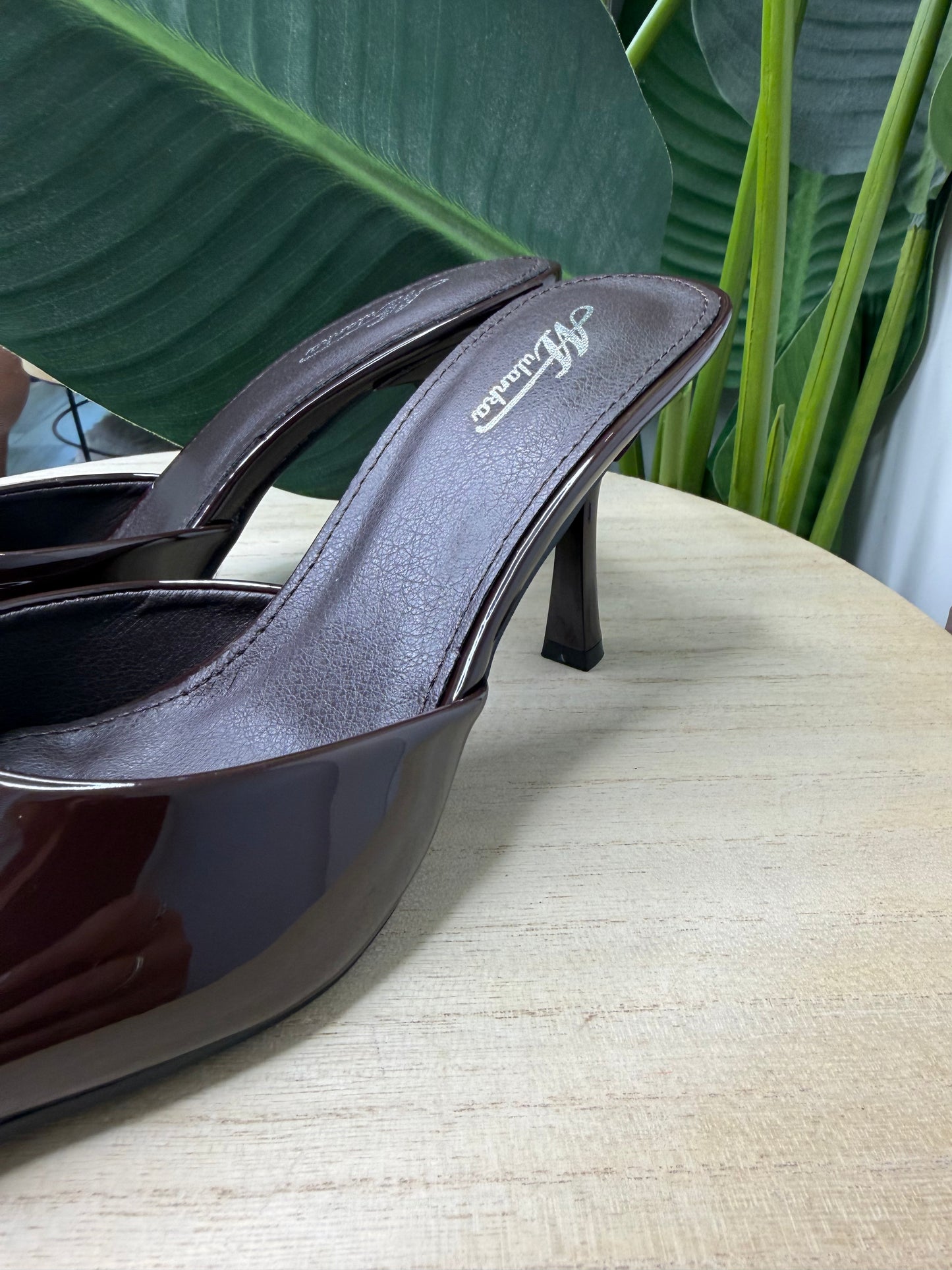 Tacco lucido dark brown 380