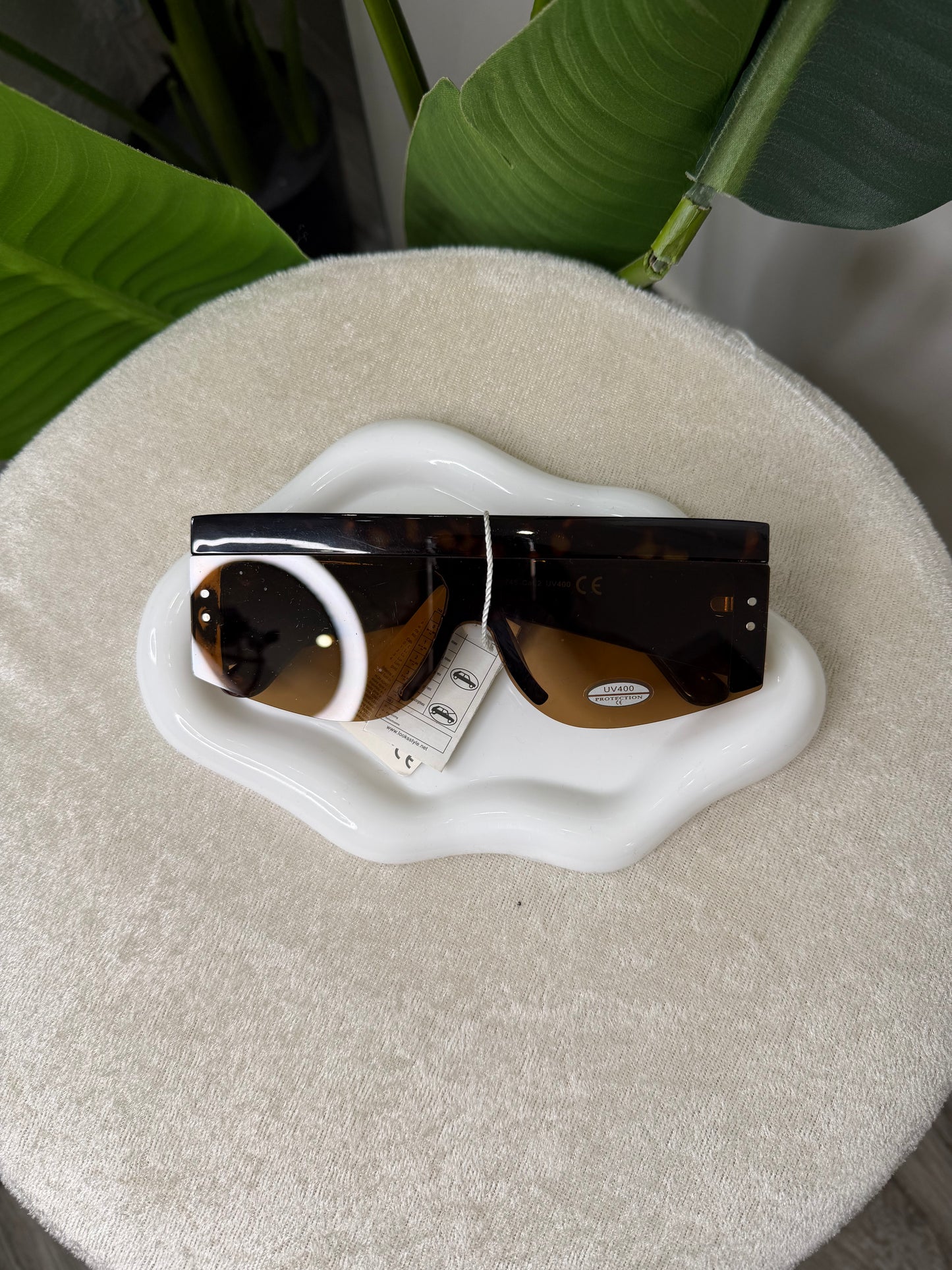 Occhiali mascherone marroni