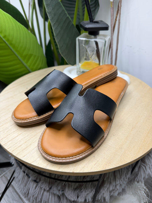 Ciabattina black 391