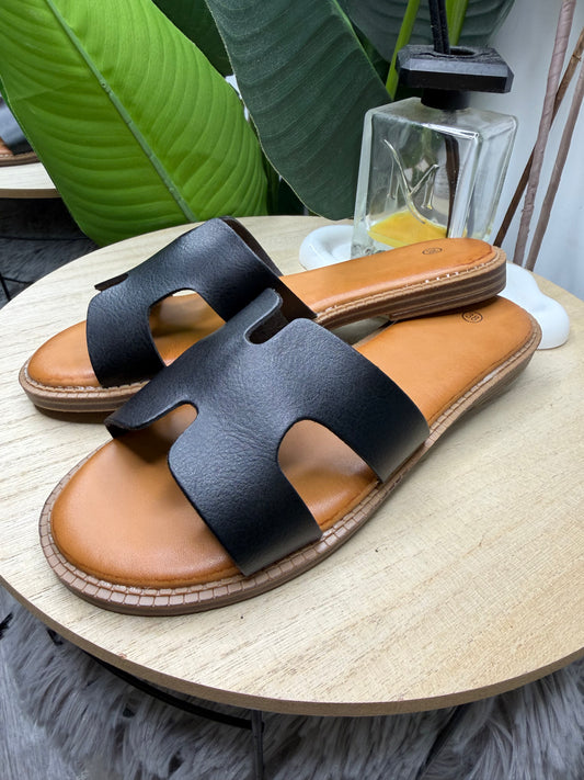 Ciabattina black 391