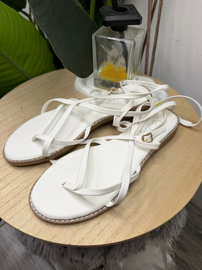 Sandalo simil schiava white 811