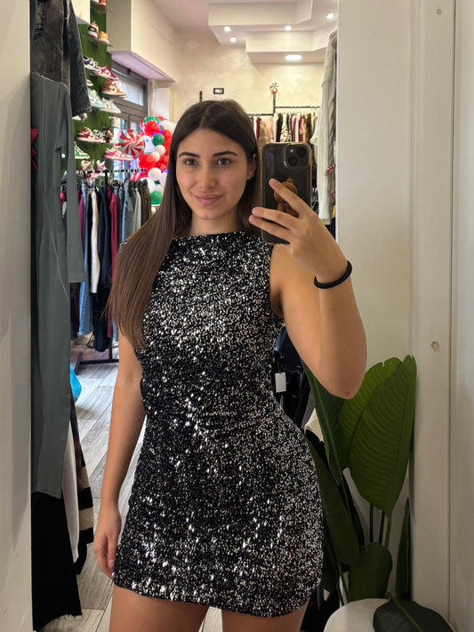 Abito paillettes 6014