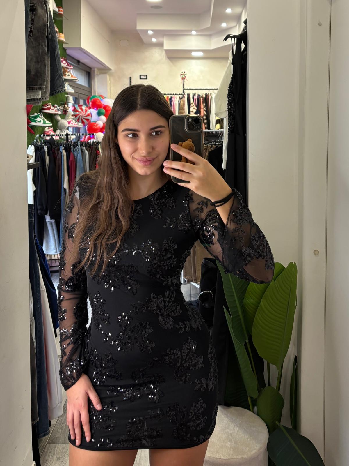 Abito paillettes 27397