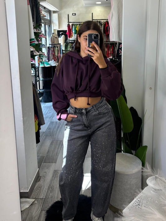 Jeans baggy strass 5855