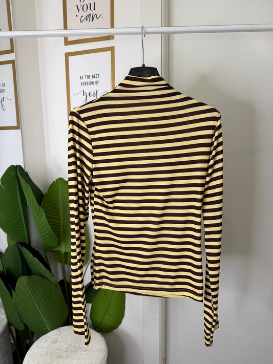 T-shirt righe guantino 63925