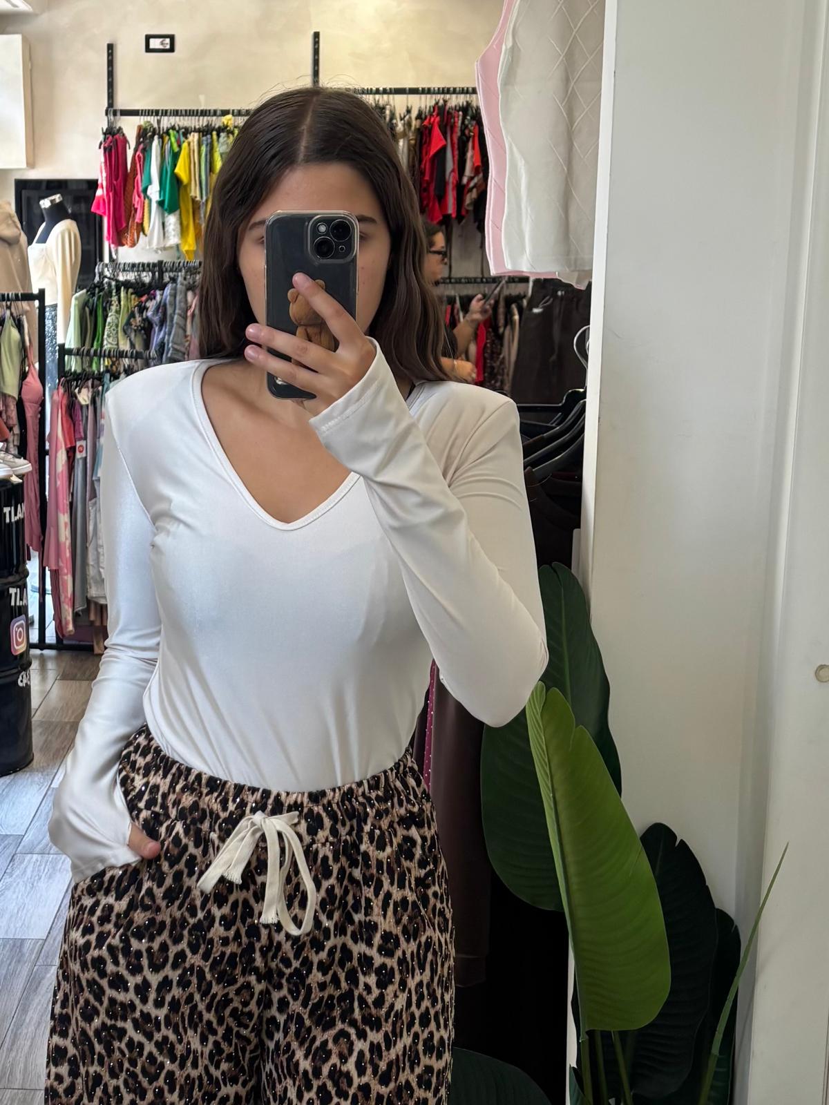 Body lycra con guantino 12333