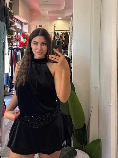 Abito con shorts ciniglia 7596