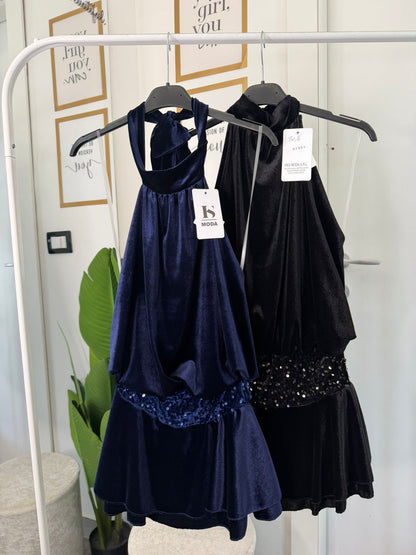 Abito con shorts ciniglia 7596