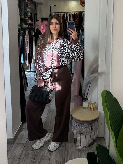 Pantalone tuta palazzo 11839