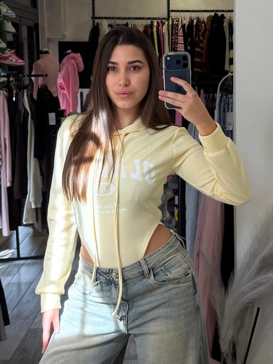 Body con cappuccio 3663