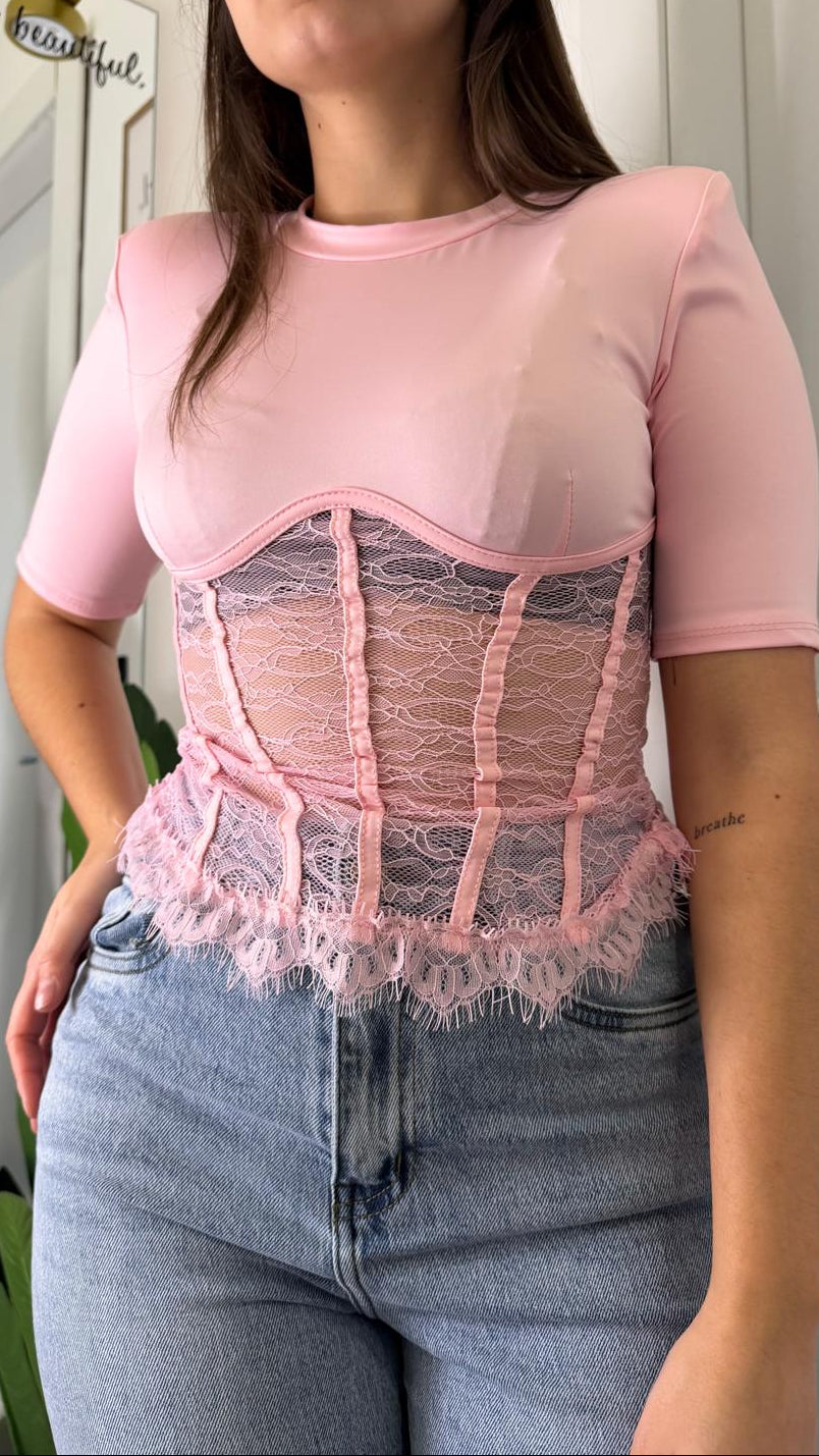 T-shirt lycra pizzo 3308