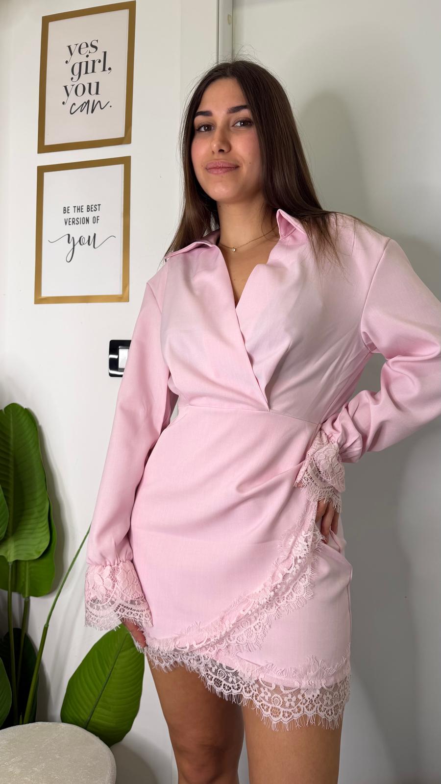 Abito morbido pizzo 4558