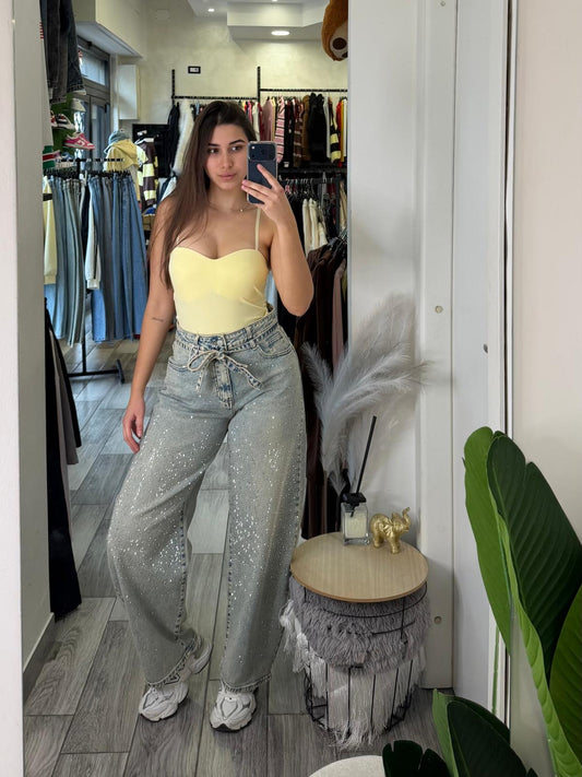 Jeans baggy strass 419