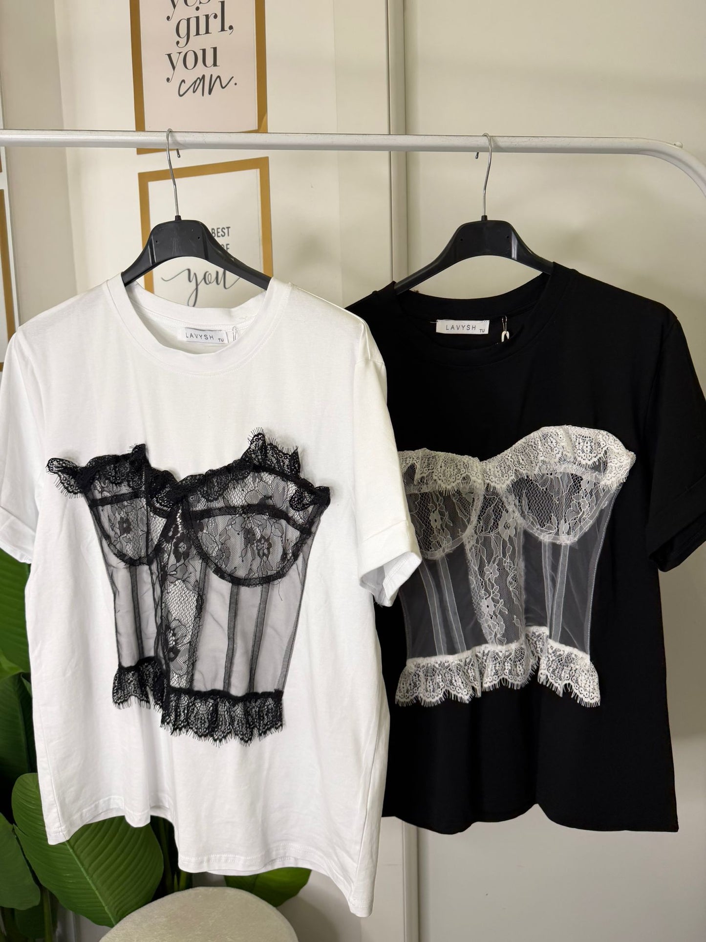 T-shirt fake corpetto 7062