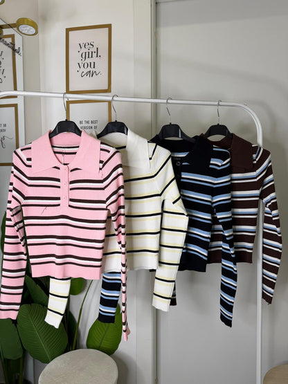 Polo righe costine 93884