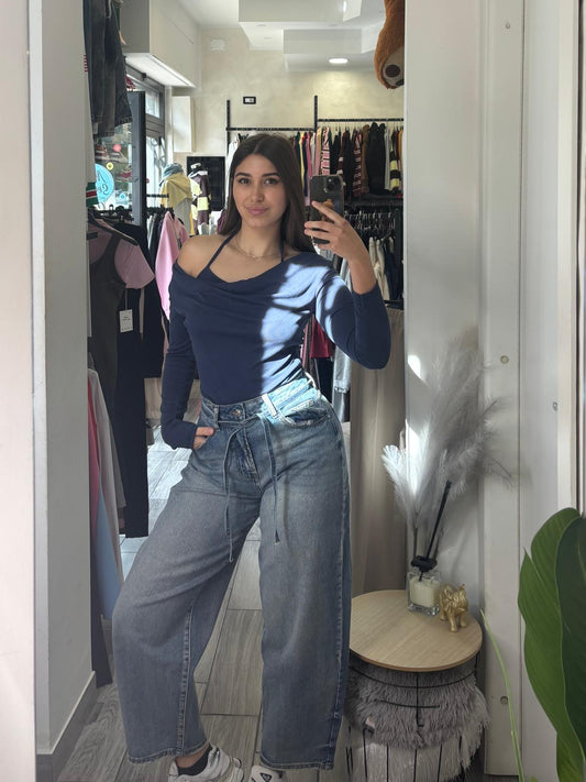 Jeans balloon laccio 32490