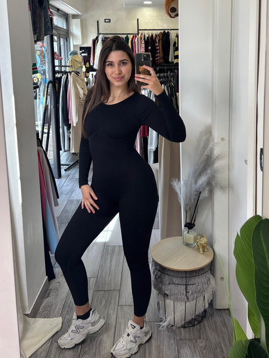 Jumpsuit contenitiva sportiva 5556