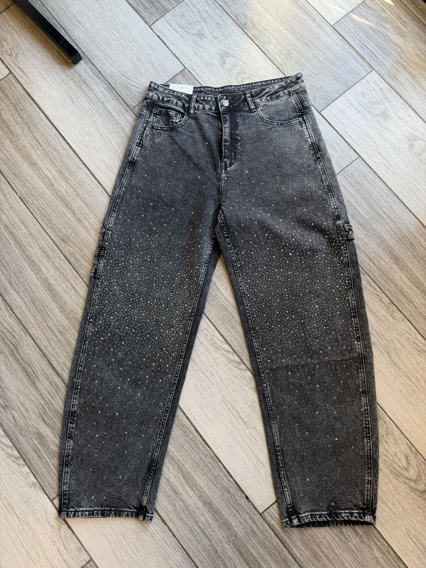 Jeans baggy strass 5855
