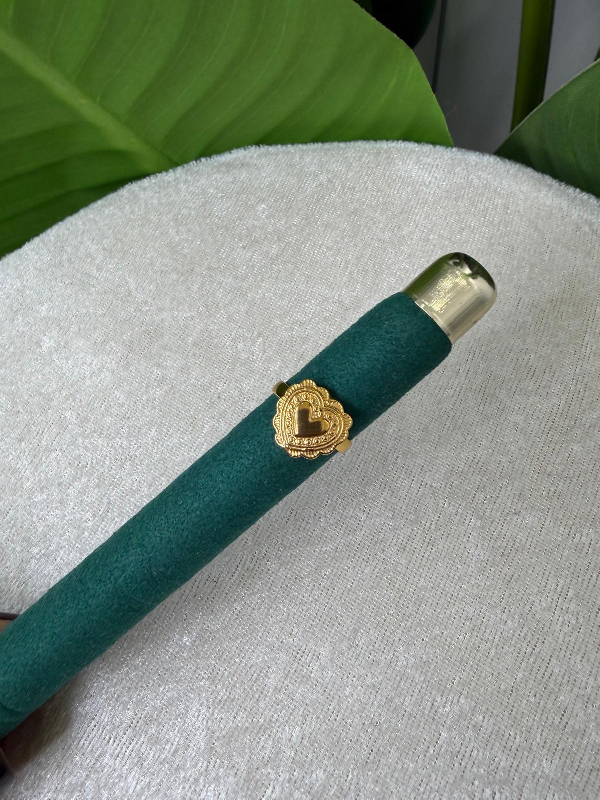 Anello cuore sacro gold