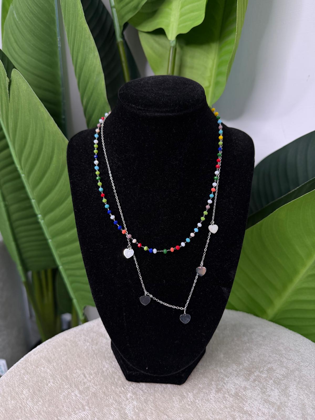 Collana doppio giro silver