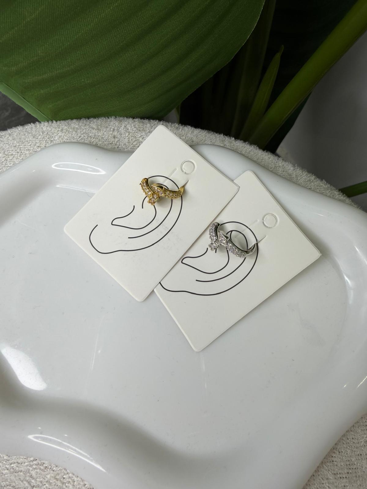 Earcuff chiodino strass