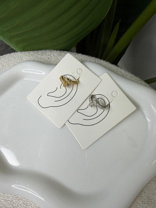 Earcuff chiodino strass