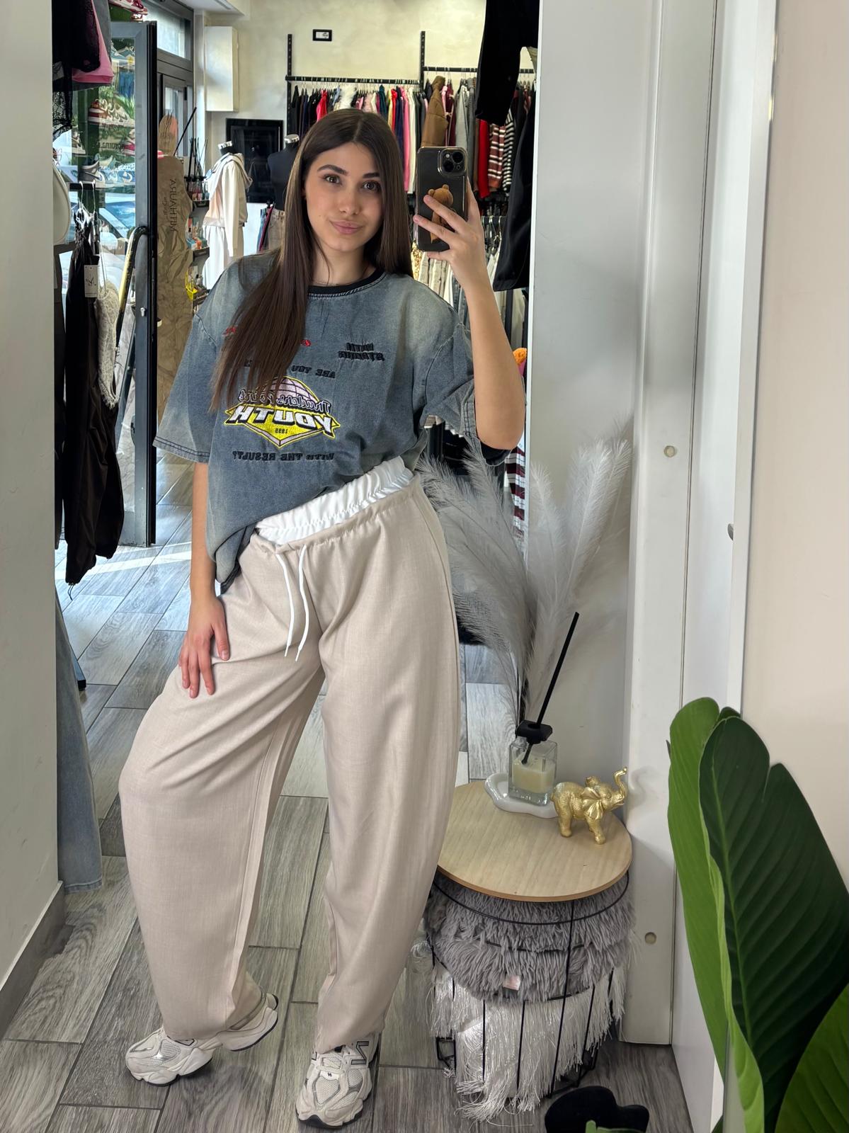 Pantalone baggy 22185